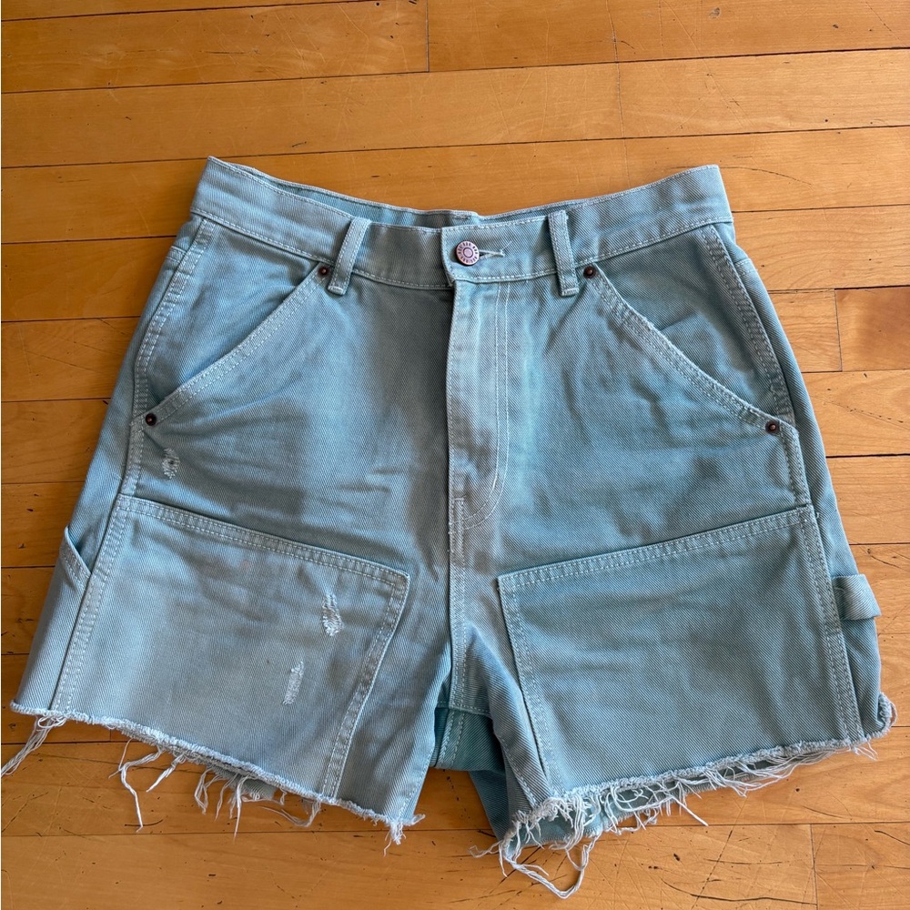 BDG Turquoise Cargo Women Shorts